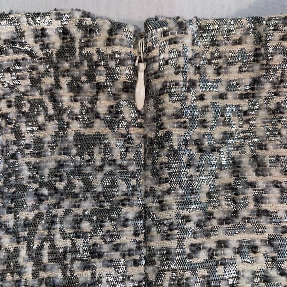 J.O.A. Silver Metallic Sleeveless Fit & Flare Party Dress – Size L - Picture 7 of 13